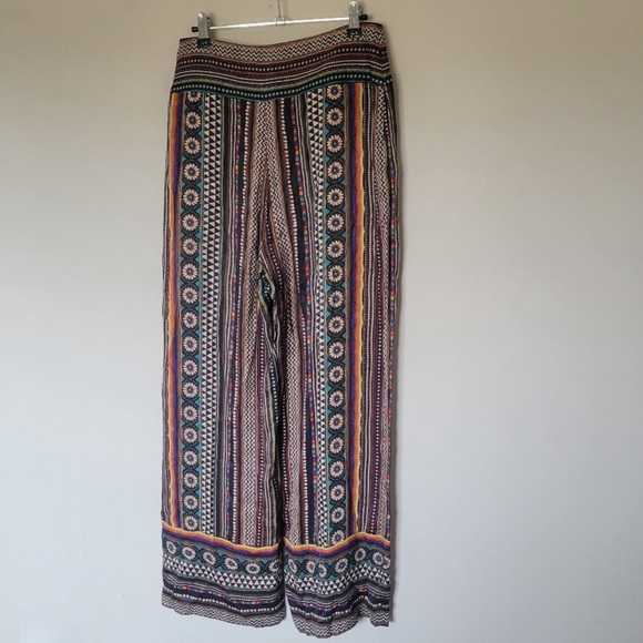 NEW FARM Rio for Anthropologie Satin Wide-Leg Pants Size Small - Picture 6 of 10